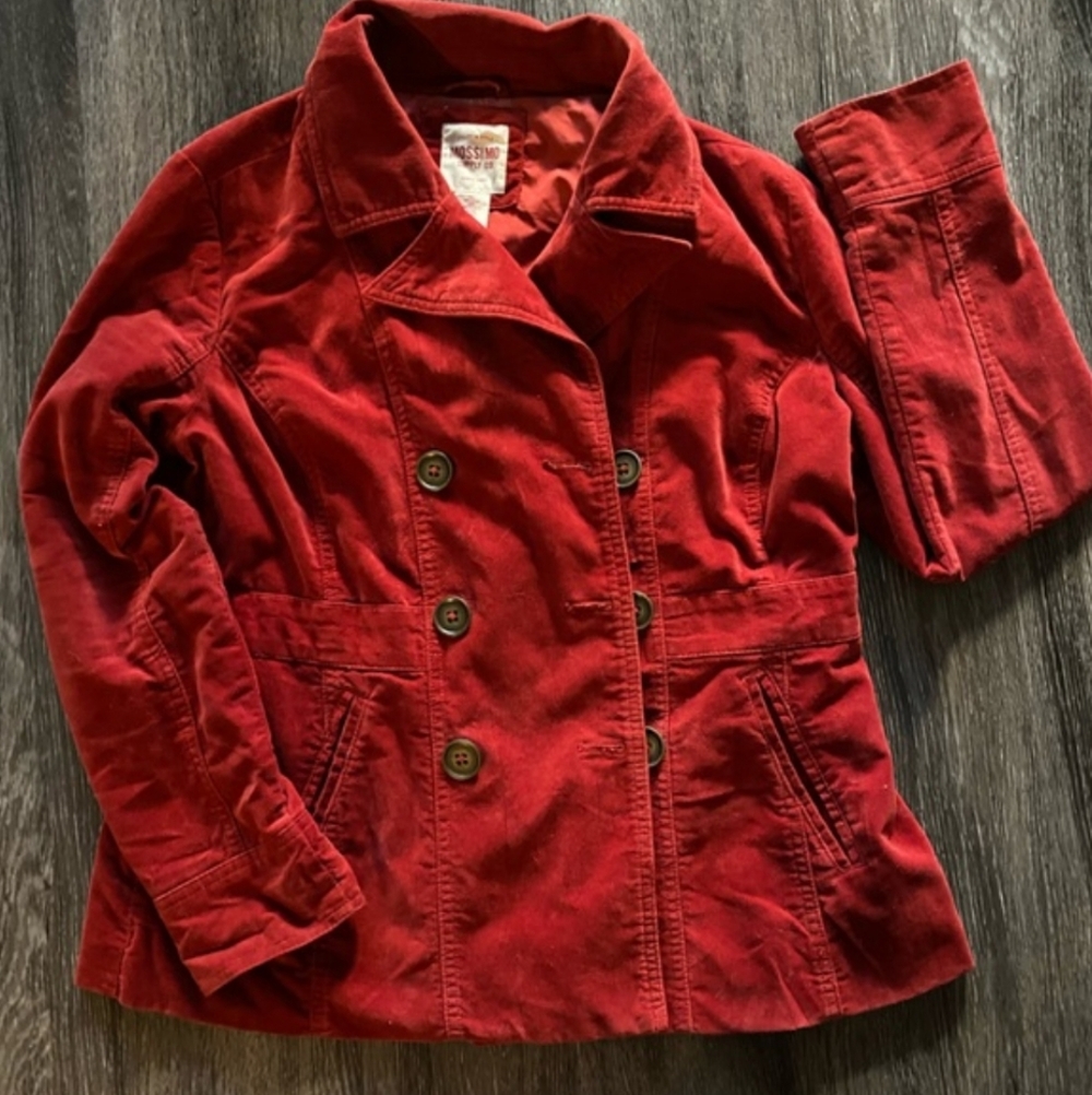 Mossimo Supply Co. Red Peacoat